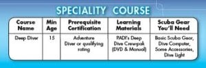 Deep Diver Specialty Course