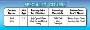 Drift Diver Specialty Course