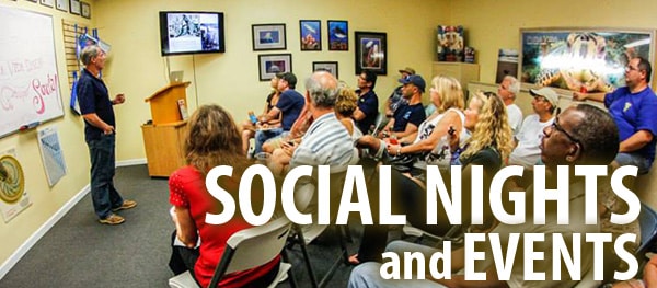 2016 Social Night and Events Schedule