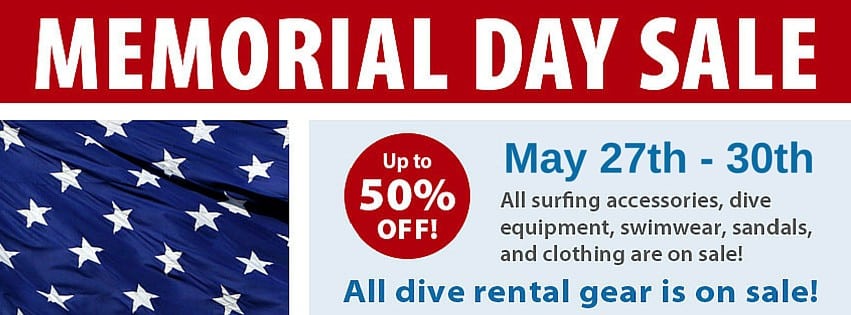 2016 Memorial Day Sale