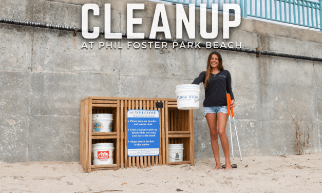 CLEANUP AT PHIL FOSTER PARK BEACH