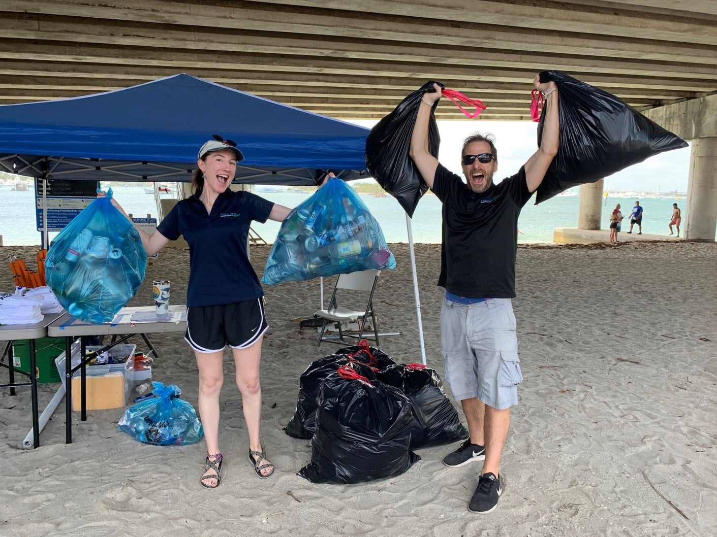 cleanup at phil foster park beach